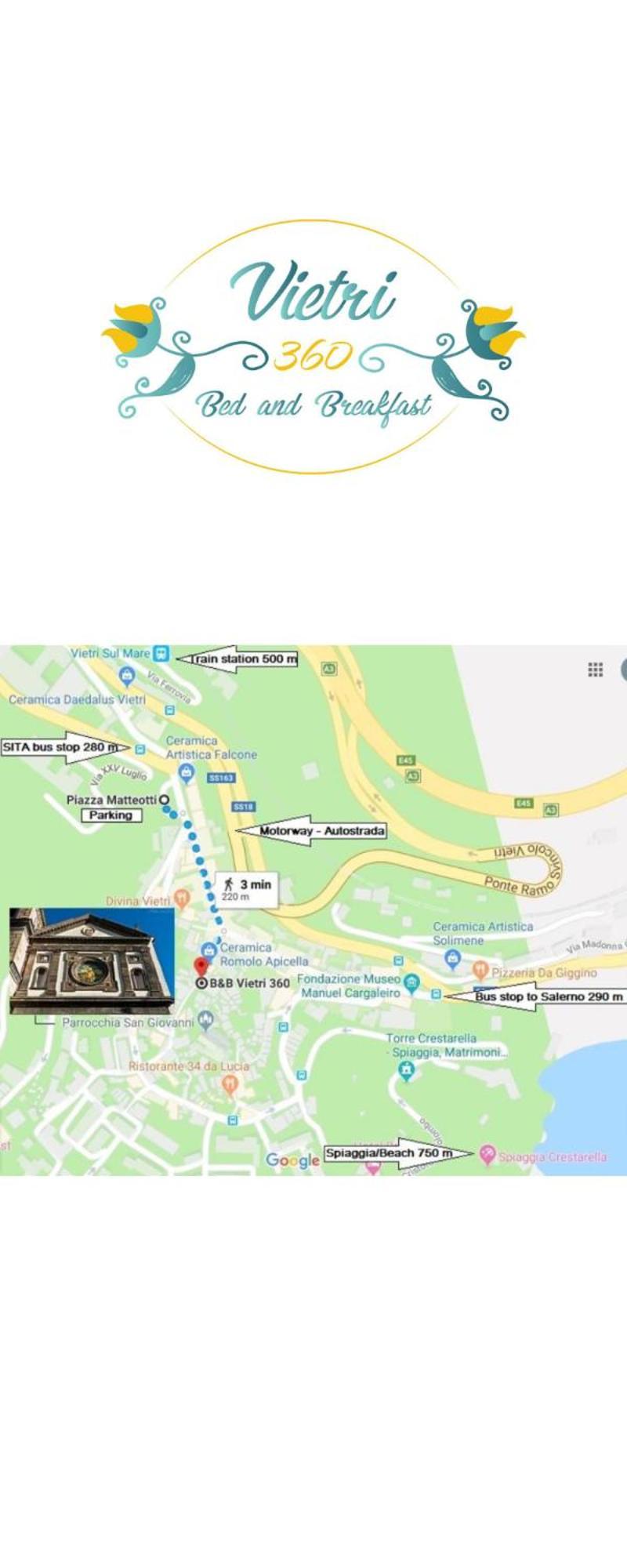 B&B Vietri 360 ภายนอก รูปภาพ